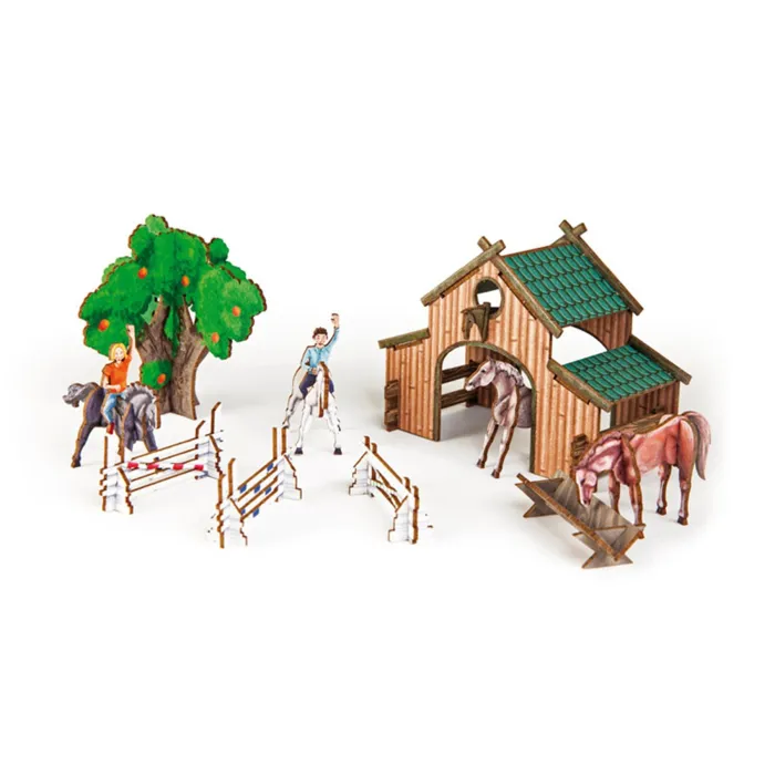 3D παζλ Gespaensterwald, Άλογα, παιχνίδι συναρμολόγησης