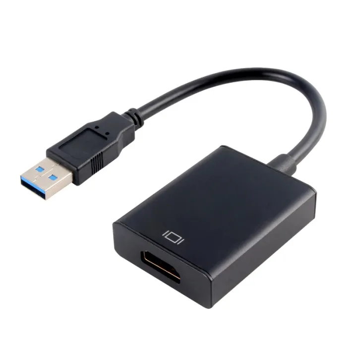 Προσαρμογέας VCom CU320-B, USB 3.0 Type-A αρσενικό σε HDMI θηλυκό, 1080p στα 60 Hz, 0,15 m, θωρακισμένος, επιχρυσωμένες επαφές, μαύρος κύρια εικόνα