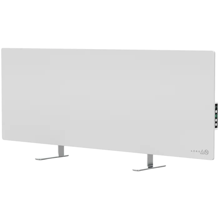 AENO Premium Eco Smart Heater, 700W, Tempered glass, Infrared convection heating type, Led display Plug type: Europe (E/F type), WHITEManufacturer: AENO