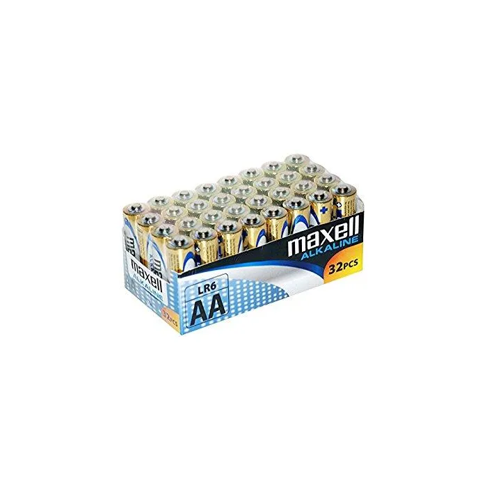 Αλκαλική μπαταρία MAXELL LR6 1,5V AA , Συσκευασία 32 τεμαχίων