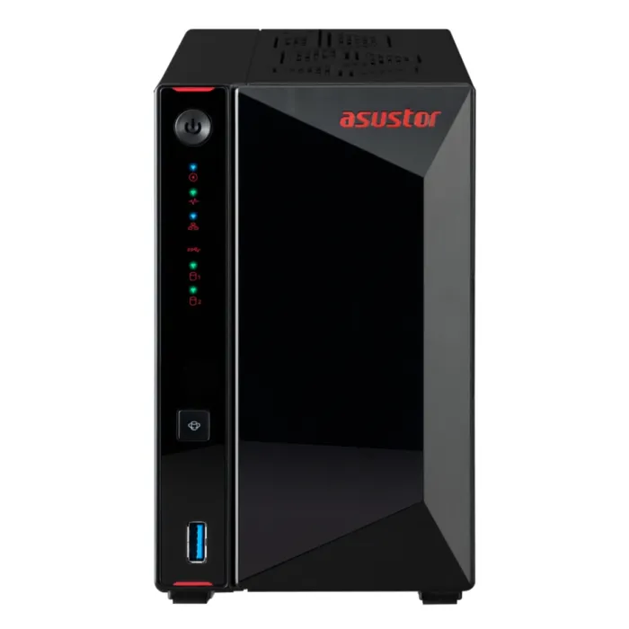 Мрежов сторидж, Asustor Nimbustor AS5402T, 2 Bay NAS, Quad-Core 2.0GHz CPU, Dual 2.5GbE Ports, 4GB SO-DIMM DDR4 (Max