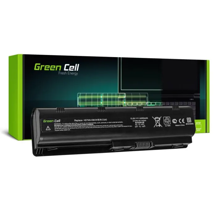 Μπαταρία φορητού υπολογιστή HP G32/G42/G62/G72 Presario CQ31/CQ42 CB0W / DB0W 10.8V, 4400mAh, Μάυρη, GREEN CELL