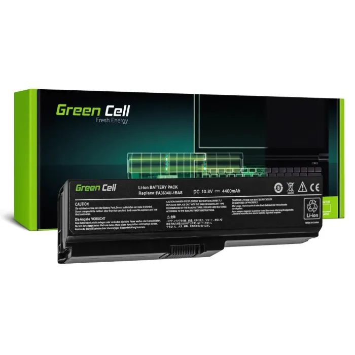 Μπαταρία φορητού υπολογιστή Toshiba Satellite C650 C650D C660 C660D L650D L655 L750 PA3635U PA3817U 10.8V  4400 mAh GREEN CELL