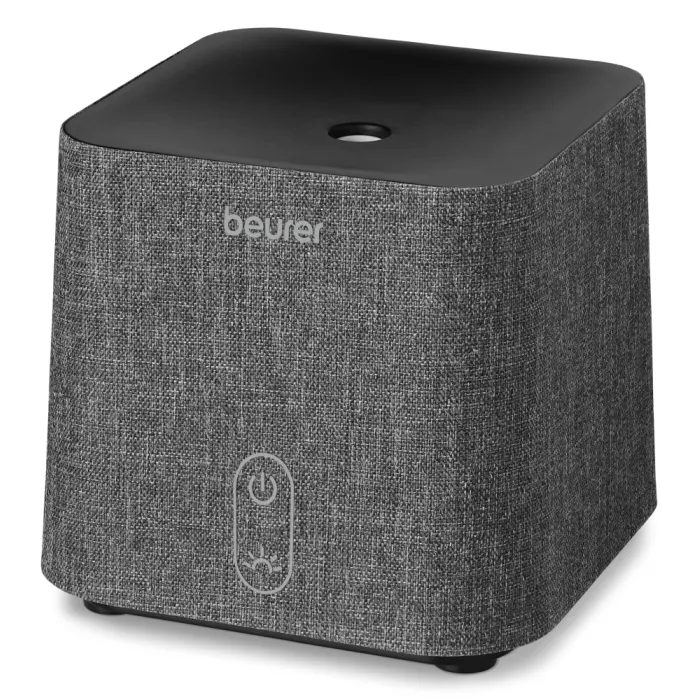Ароматизатор, Beurer LA 35 Aroma diffuser, Micro-fine ultrasonic atomisation, Two-level LED light, up to 20 m2, 12W, fabric cover, automatic switch-off