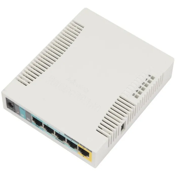 Ασύρματο Access Point MikroTik RB951Ui-2HnD, 2.4Ghz AP, 5xGigabit Ethernet, USB, 600MHz CPU, 128MB RAM