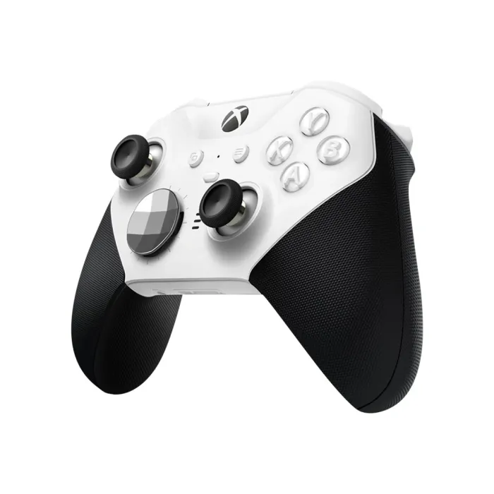Ασύρματο χειριστήριο Microsoft Xbox Elite Wireless Controller Series 2 – Core, λευκό, για Xbox Series X|S και Xbox One, Xbox Wireless και Bluetooth, USB-C, έως 40 ώρες λειτουργίας, 3 προσαρμοσμένα προφίλ