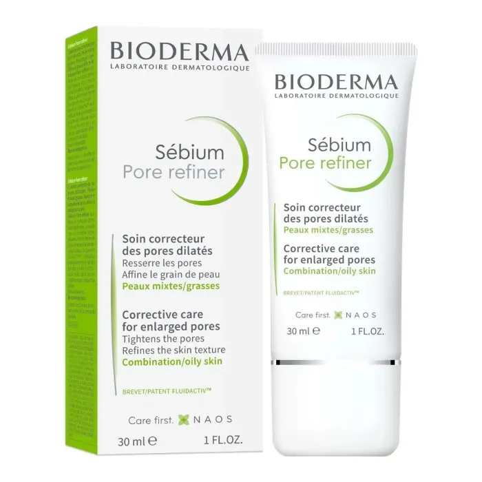 Bioderma Sébium Pore Refiner διορθωτικό συμπύκνωμα για διεσταλμένους πόρους, 30 ml