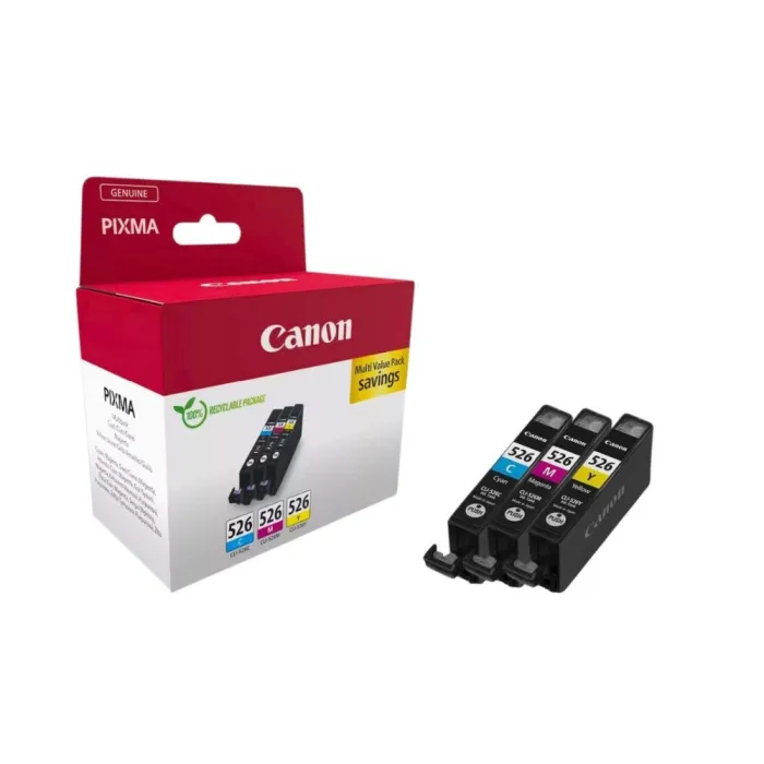 Canon CLI-526 C/M/Y Multipack (4541B018AA) оригинални мастилници – Cyan/Magenta/Yellow, 3×9 ml