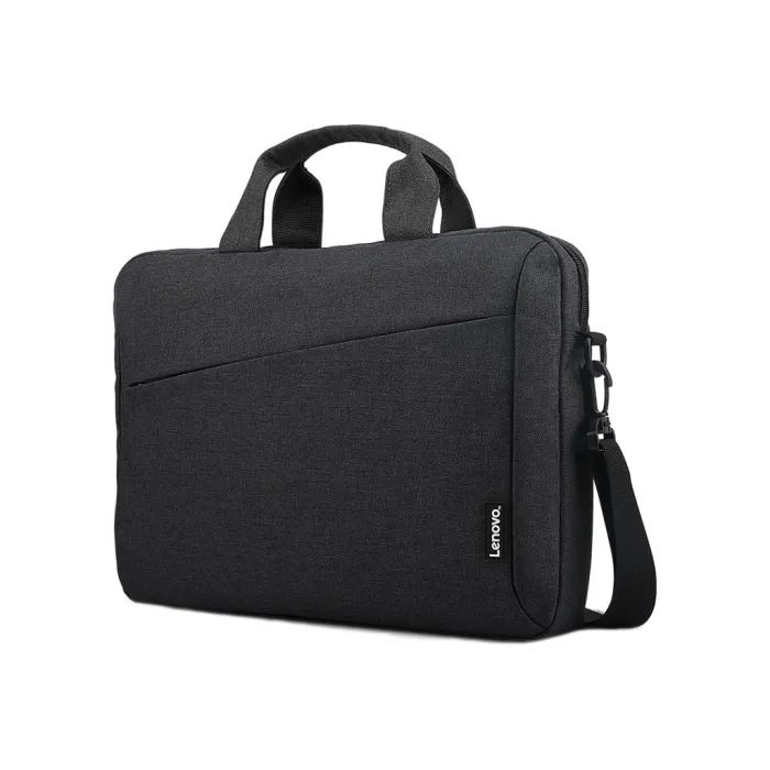 Τσάντα φορητού υπολογιστή LENOVO T210, έως 15,6", μαύρη, επενδεδυμένη θήκη, μπροστινή τσέπη με φερμουάρ, ρυθμιζόμενος ιμάντας, ιμάντας στερέωσης σε βαλίτσα, υδατοαπωθητικό ύφασμα
