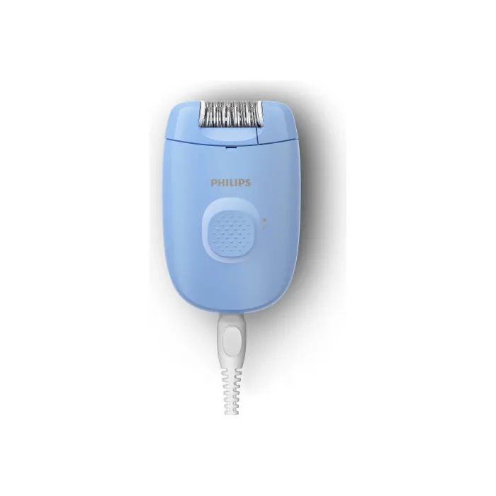 Αποτριχωτική συσκευή με καλώδιο Philips BRE228/00, Series 2000, για πόδια, 1 ταχύτητα, πλενόμενη κεφαλή αποτρίχωσης, μπλε