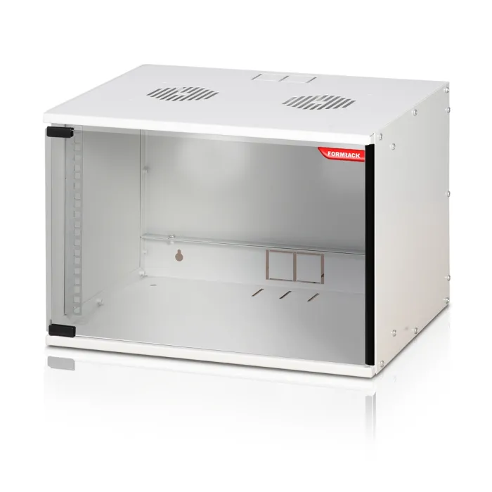 Formrack 19\" Wall Mounted rack 7U SOHO 512/400mm, height: 358mm, loading capacity: 50kg., tempered g