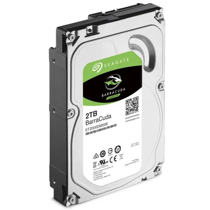 Σκληρός δίσκος  SEAGATE BarraCuda, 2TB, 256MB, 7200 rpm,  SATA 3, ST2000DM008