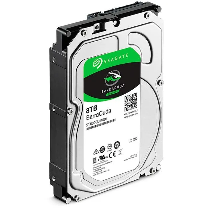 Σκληρός δίσκος  SEAGATE BarraCuda, 8TB, 256MB, 7200 rpm,  SATA 3, ST8000DM004