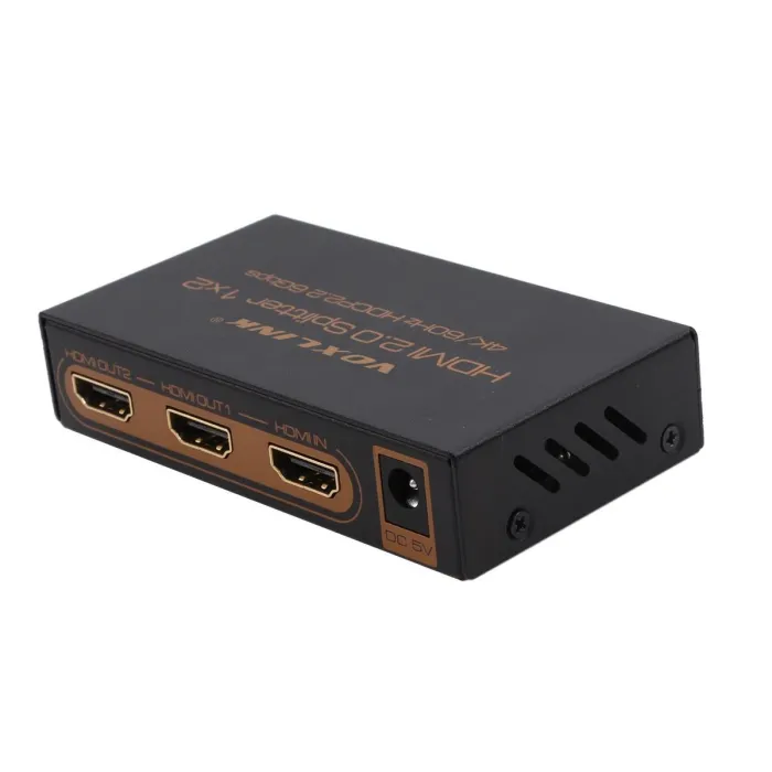 HDMI διακλαδωτής (splitter) ESTILLO HDSP0010M1, 1 είσοδος / 2 έξοδοι, 4K στα 60Hz