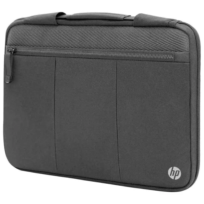 Θήκη για laptop HP Renew Executive 14.1 B, έως 14,1 ίντσες, αδιάβροχη, με επένδυση, 2 εξωτερικές τσέπες με φερμουάρ, μαύρη