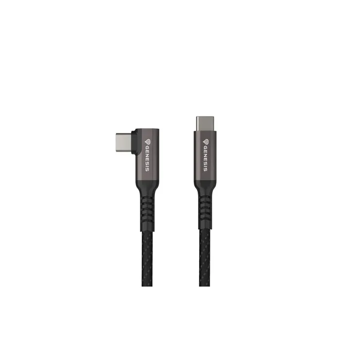 Καλώδιο GENESIS USB-C αρσενικό σε αρσενικό, 3.1 GEN 2, 10 Gb/s, PD 60 W, VR, φόρτιση και δεδομένα, 5 m, μαύρο