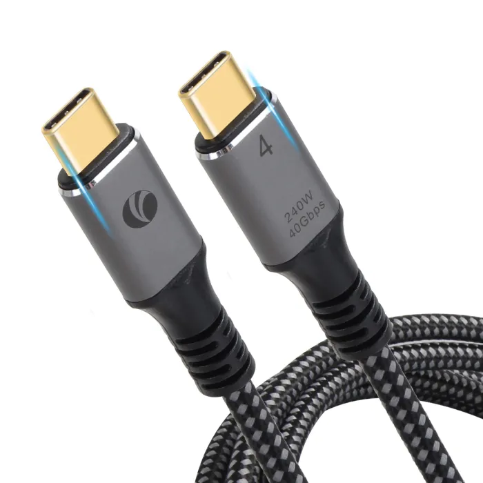 Καλώδιο USB4.0 Type-C σε Type-C VCom CU541M-1.2, 40 Gb/s, 240W PD, 1,2 m, 8K στα 60Hz, θωρακισμένο, επιχρυσωμένοι σύνδεσμοι κύρια εικόνα