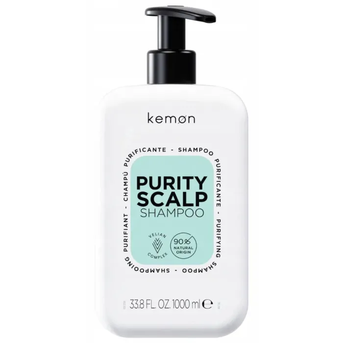 Kemon Care Purity Scalp Shampoo пречистващ шампоан за мазен скалп 1000 мл