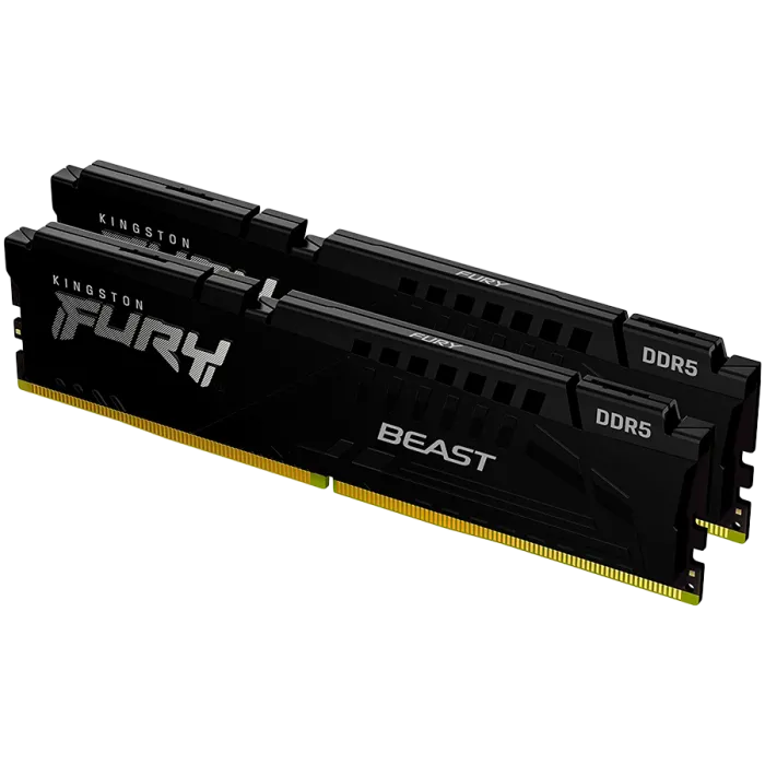KINGSTON 32GB 5200MHz DDR5 CL40 (Kit of 2) FURY Beast Black