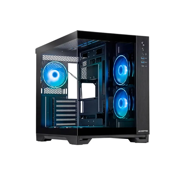 Κουτί υπολογιστή CHIEFTEC Visio, Middle Tower, ATX, 6 προεγκατεστημένοι ανεμιστήρες A-RGB, USB 3.2 Gen2 Type-C, Chieftec Iceberg 240 RGB, τροφοδοτικό Chieftec Vega 850W ATX 3.1 κύρια εικόνα