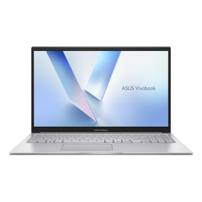 Φορητός υπολογιστής ASUS Vivobook X1504MA-BQ772NA, Intel Core 5 315, 16 GB DDR5, SSD 512 GB, οθόνη 15,6" Full HD IPS, χωρίς λειτουργικό σύστημα, ασημί, χωρίς φορτιστή