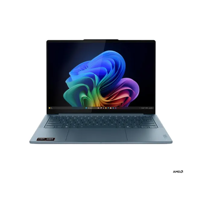 Φορητός υπολογιστής LENOVO Yoga Slim 7, AMD Ryzen AI 5 330, 14" WUXGA OLED, 16GB DDR5, 512GB PCIe, NoOS, Tidal Teal, 3 έτη