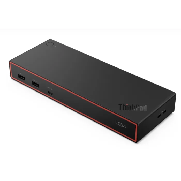 Lenovo ThinkPad USB4 Dock 5000 100W EU докинг станция, USB4 40Gbps, HDMI 2.1, 2x DP 1.4, GbE, 40BF0100EU