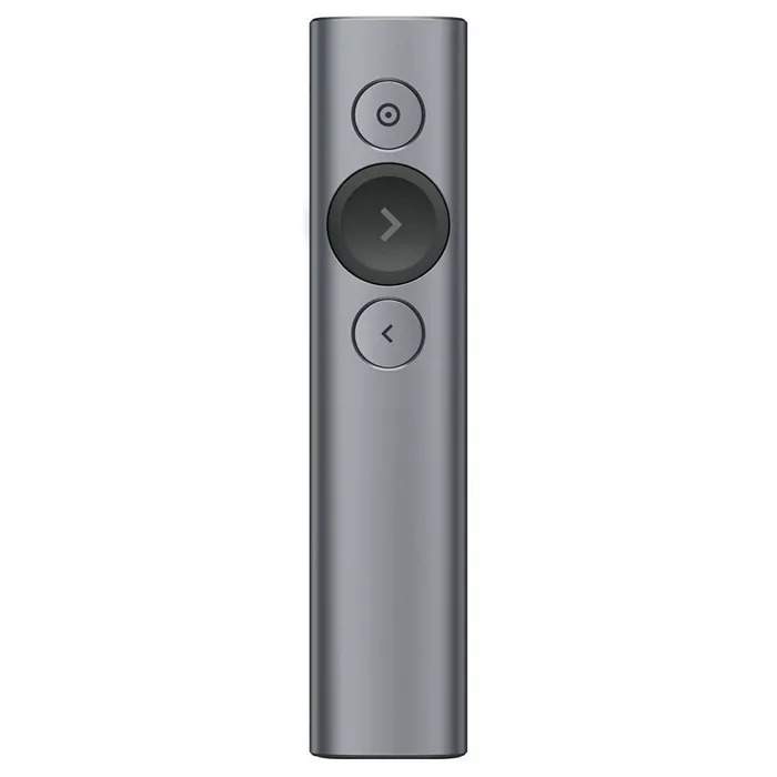 Безжично дистанционно за презентации Logitech Spotlight, 3D акселометър 910-004861 - сиво