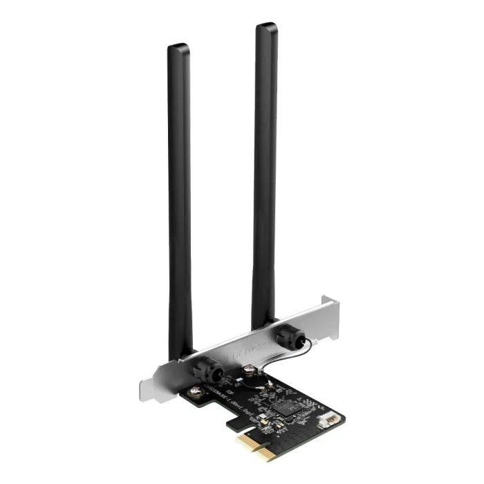 Εσωτερική κάρτα δικτύου PCIe Wi‑Fi και Bluetooth Mercusys MA30E, AC1200, έως 867 Mbps στα 5 GHz, έως 300 Mbps στα 2,4 GHz, Bluetooth 5.0, 2 κεραίες