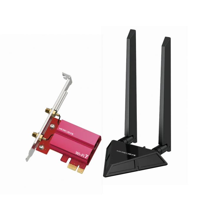 Mercusys MA49BE BE9300 Wi-Fi 7 и Bluetooth 5.4 PCIe адаптер