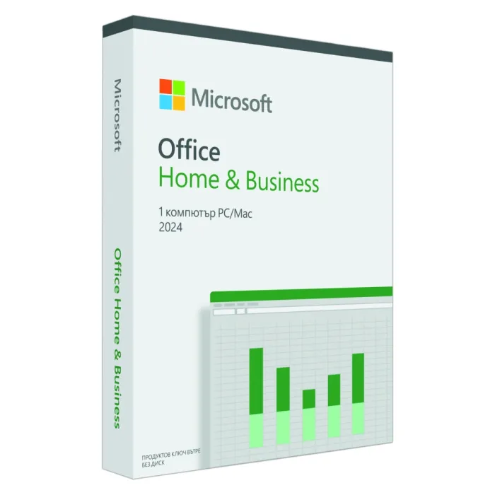 Програмен продукт, Microsoft Office Home and Business 2024 English EuroZone 1 License Medialess