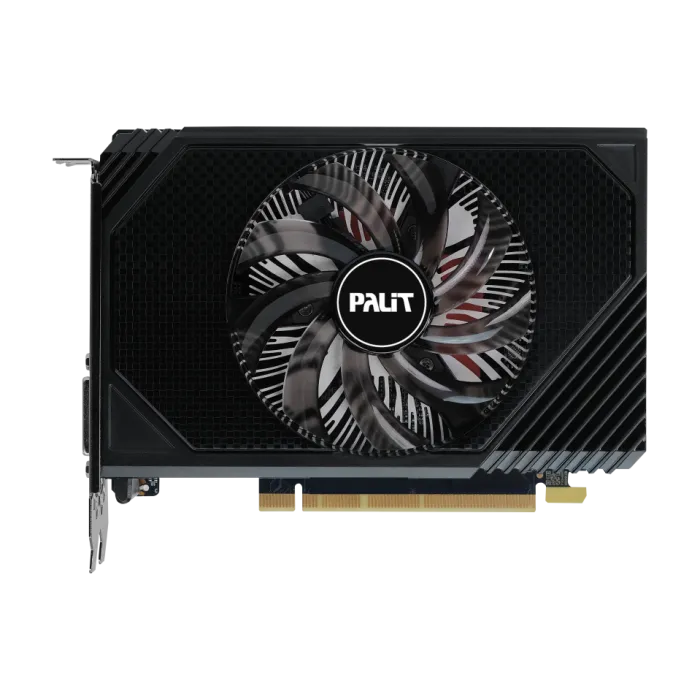 Palit GeForce RTX 3050 StormX 6GB GDDR6 (NE63050018JE-1072F) – PCIe 4.0, 96-bit, HDMI 2.1/DP 1.4a/DVI, 70W
