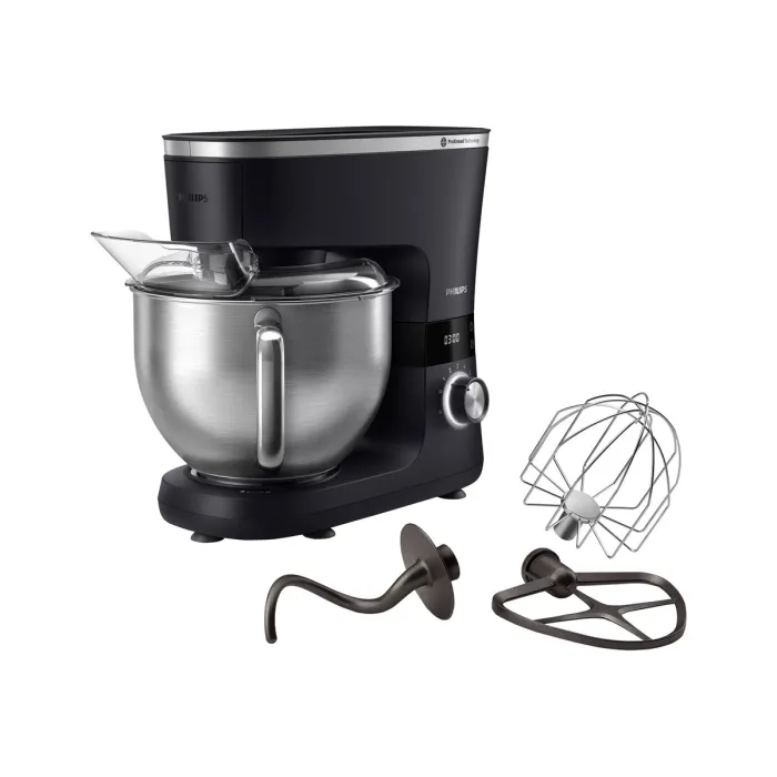 Philips Series 7000 HR7962 – Планетарен кухненски миксер 1000W с приставки, черен