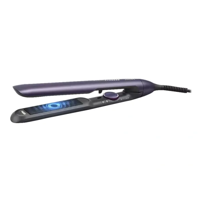 Πρέσα μαλλιών PHILIPS 7000 Series BHS752, τεχνολογία ThermoShield, ιοντική φροντίδα, κεραμικές πλάκες με έλαιο argan, 12 ρυθμίσεις 120–230°C, θέρμανση σε 30 δευτερόλεπτα