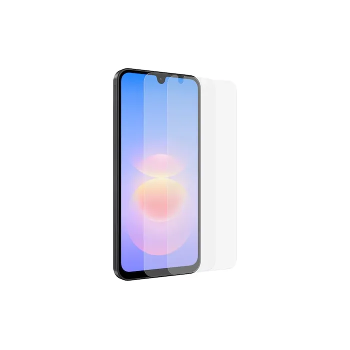 Προστατευτικό οθόνης SAMSUNG A18, 2 τεμάχια, διαφανές, υψηλή ευαισθησία αφής, επίστρωση κατά των γρατσουνιών και των δαχτυλικών αποτυπωμάτων, πλαίσιο τοποθέτησης