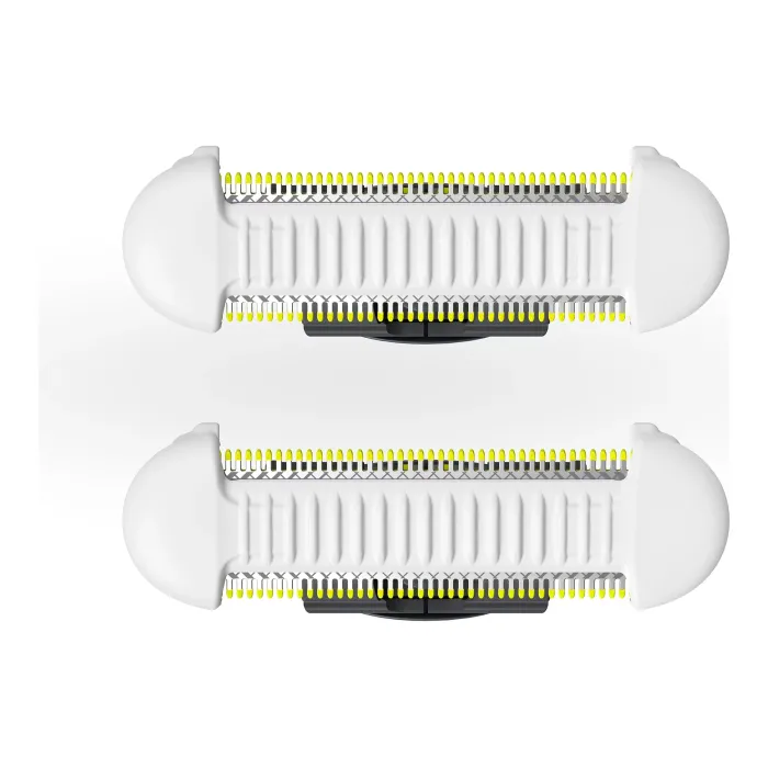Ανταλλακτικές λεπίδες PHILIPS OneBlade για ευαίσθητες περιοχές, 2 τεμ., SkinProtect, αμφίπλευρες λεπίδες από ανοξείδωτο ατσάλι, για ευαίσθητη περιοχή και μασχάλες