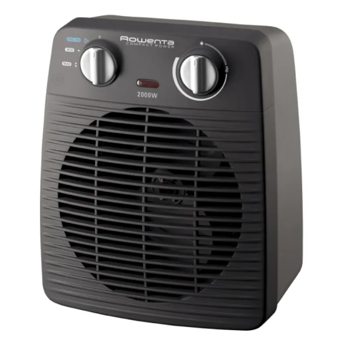 Rowenta SO2210F0, 2000W, 2 speeds, cool fan, 59db(A), thermostat. GREY / BLACK