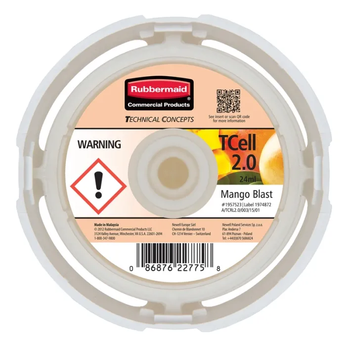 Rubbermaid Пълнител за ароматизатор TCell 2.0, манго