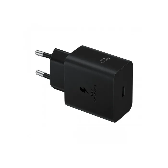 Samsung 45W USB-C зарядно Super Fast Charging 2.0 с USB-C кабел 5A (1.8 m), черно