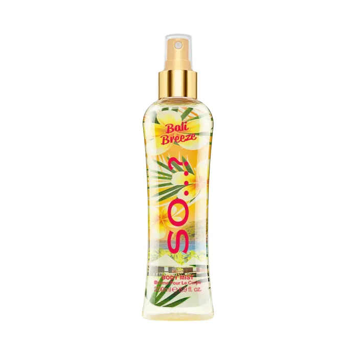 So...? Bali Breeze, αρωματικό σπρέι σώματος για γυναίκες, 200 ml, tester
