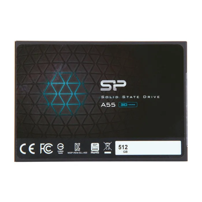 Δίσκος SSD SILICON POWER A55, 2.5", 512 GB, SATA3 3D NAND flash