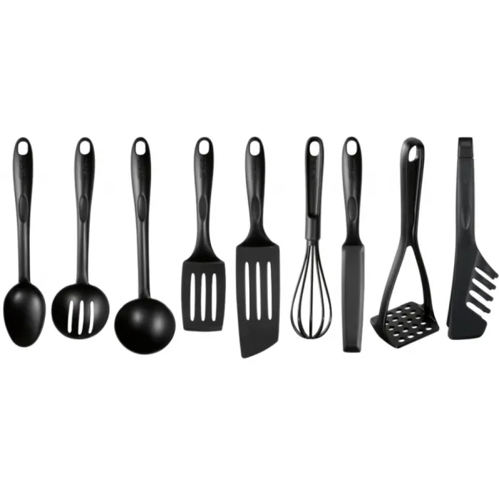 Σετ εργαλείων κουζίνας Tefal Bienvenue K001S925 – 9 τεμάχια, μαύρο
