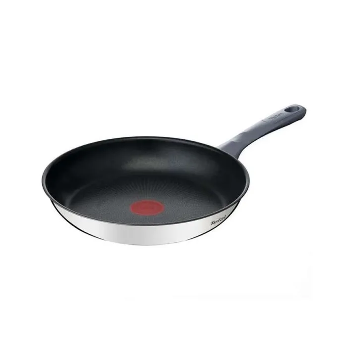 Τηγάνι Tefal Daily Cook G7300455 – 24 cm, ανοξείδωτο ατσάλι, Titanium 2X, επαγωγή
