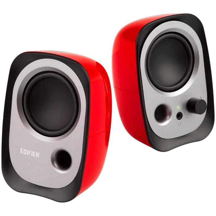 Тонколони Edifier R12U Red, 2.0, USB захранване, AUX, 4W RMS