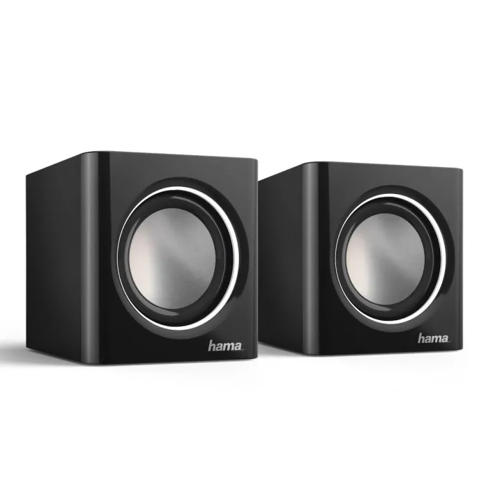 Ηχεία HAMA Sonic Mobil 185, 173132, 2.0, Μαύρο/Ασημί