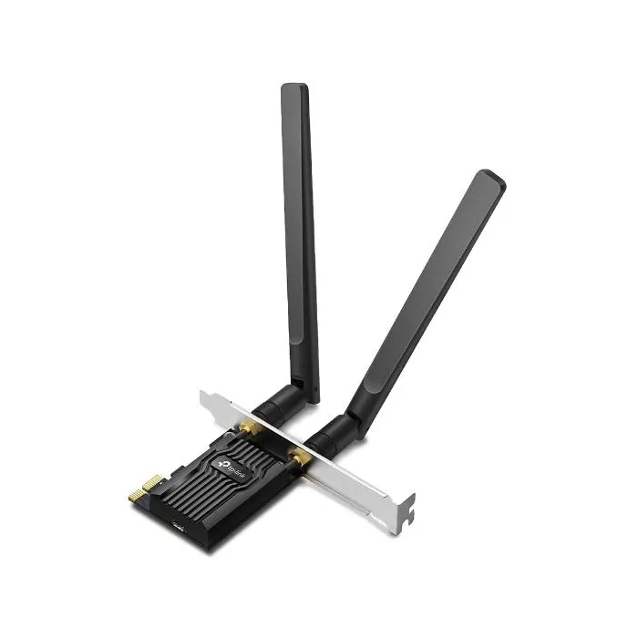 Безжичен адаптер TP-LINK Archer TX20E, PCIe, 1800Mbps, Wireless AX, 2.4GHz /5GHz, BT 5.2, 2x външни антени