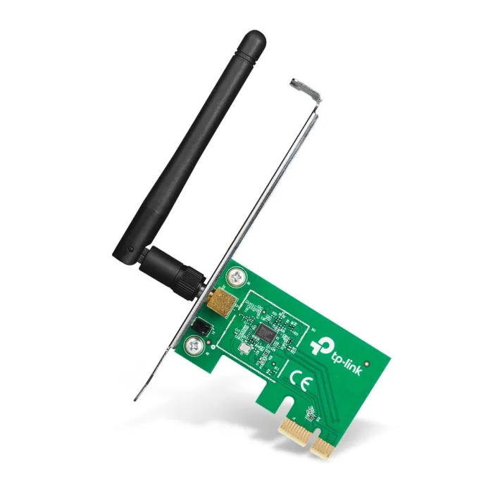 Εσωτερική ασύρματη κάρτα δικτύου TP-LINK TL-WN781ND, PCI Express, 802.11n έως 150 Mbps, 2,4 GHz, αποσπώμενη πανκατευθυντική κεραία 2 dBi