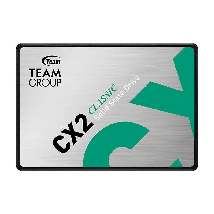 Твърд диск SSD, Team Group CX2, 256GB, SATA, 2.5"