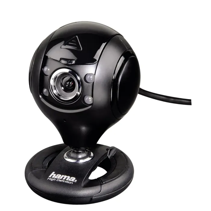 Κάμερα web HAMA Spy Protect, HD, Με μικρόφωνο, μαύρη