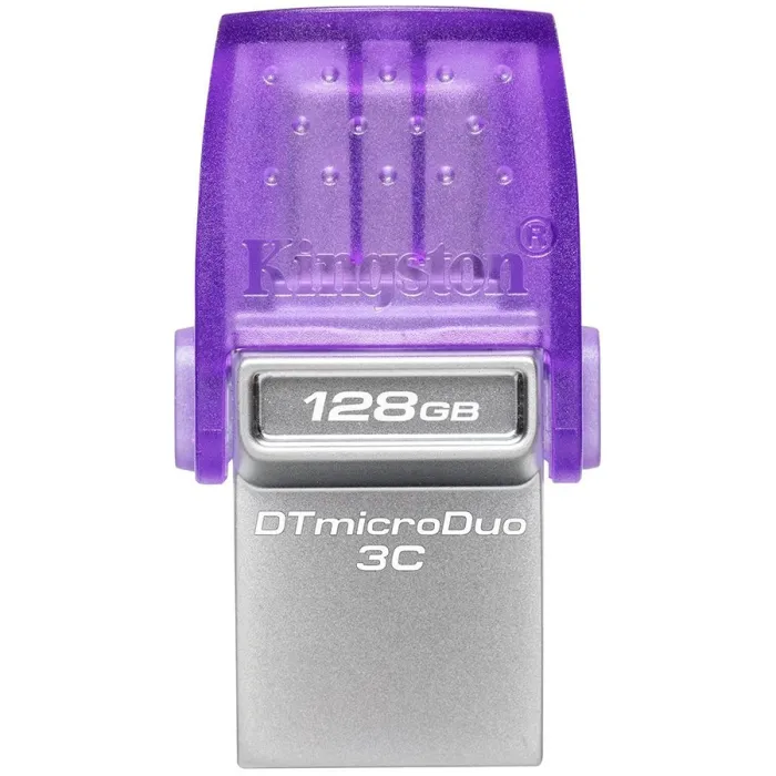 USB flash drive Kingston DataTraveler microDuo 3C 128GB – USB-C/USB-A, 200 MB/s